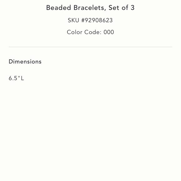 Anthropologie Set of 3 Beaded Bracelets NWT - Picture 4 of 5